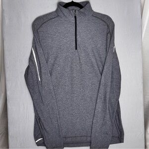 Lululemon Athletica Surge Warm Reflective 1/2 Zip Pullover Shirt